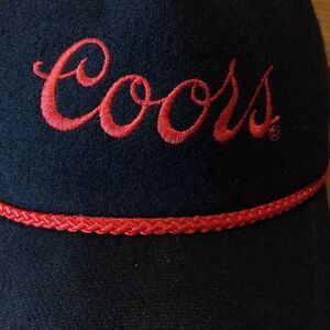 Brew Masters Wool Vintage Coors Beer Baseball Hats Men's Adjustable Black